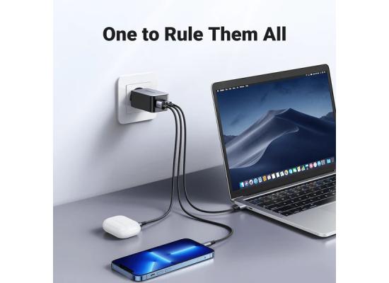 Ugreen Nexode 65W USB C GaN Charger-3 Ports Wall Charger